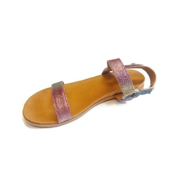 UGG Womens Size 7 Rynell Sandal Flip Flop Rainbow Glitter 1124947K Big Girls 6 - Picture 4 of 10